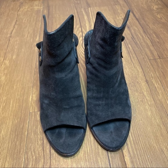 Rag & Bone Wyatt Suede Open Toe Heels Sandal Size‎ 9 - Picture 2 of 8